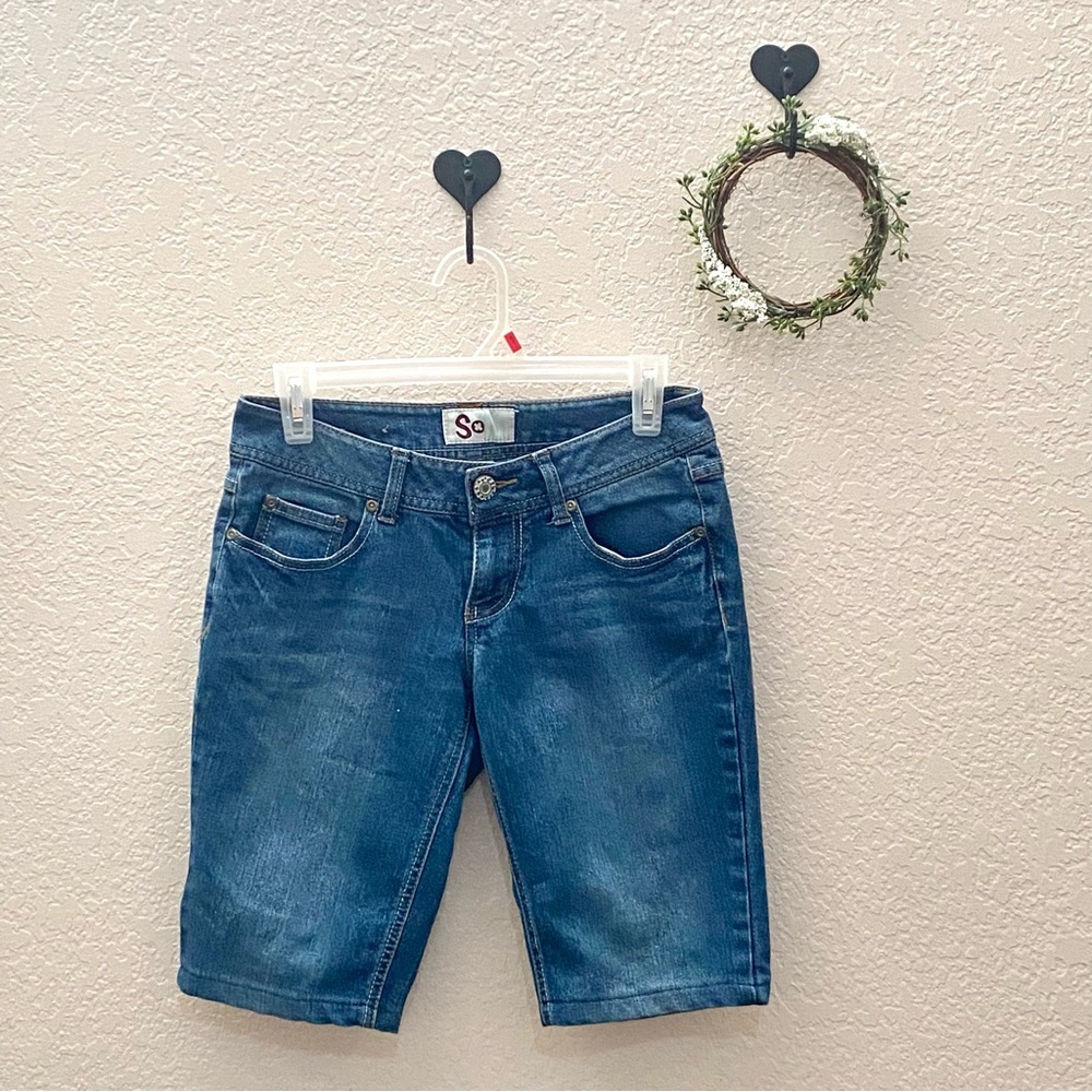 SO Brand Denim Bermuda Shorts Junior Size 5